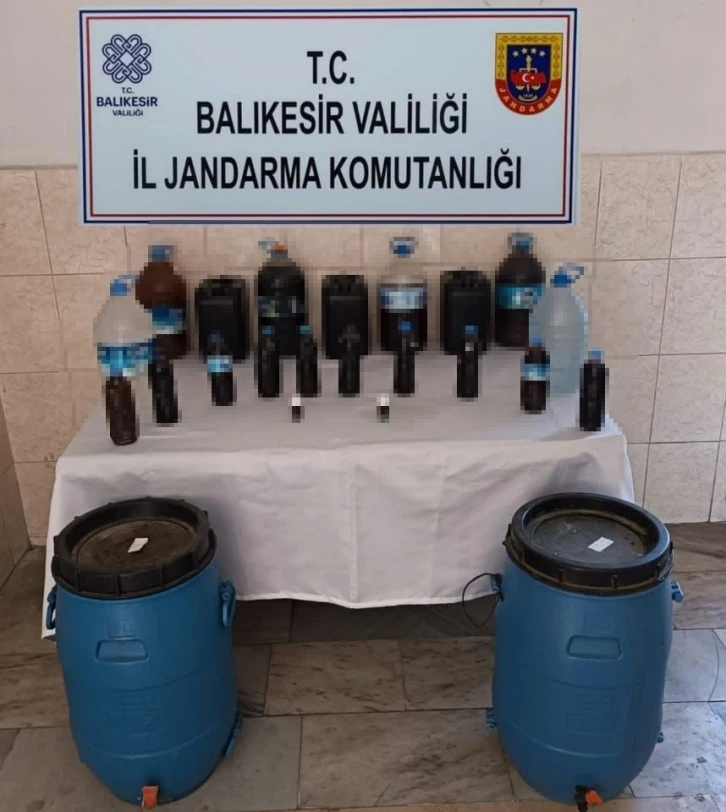 Balıkesir’de kaçak içki operasyonu
