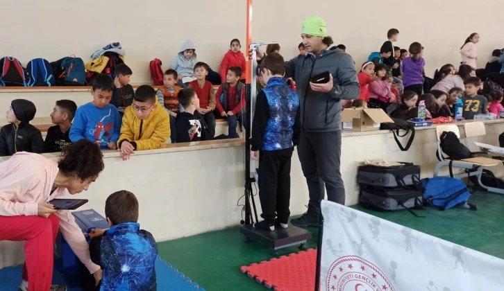 Balıkesir’de yetenekli sporcuların taraması devam ediyor
