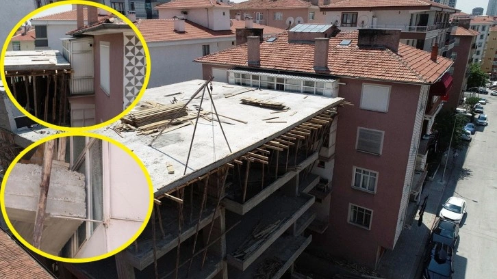 Balkon ve pencerelere bitişik bina inşa ettiler! 4 katlı apartmanda oturanları resmen hapsettiler