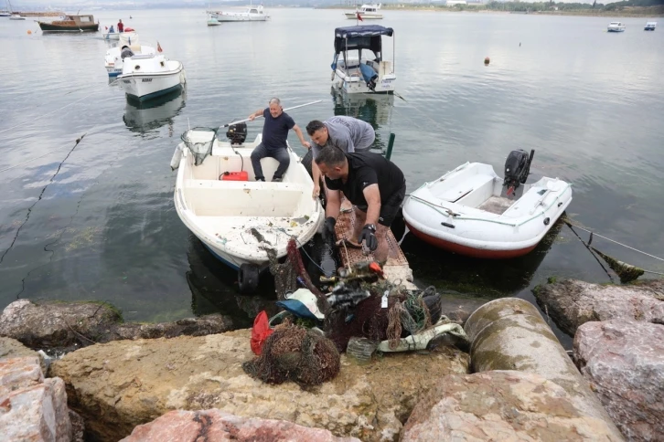 Balyanoz Koyu’nda deniz temizliği
