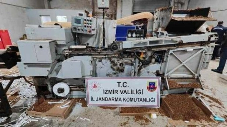 Bandrolsüz ve kaçak sigara üretimi için fabrika kurmuşlar