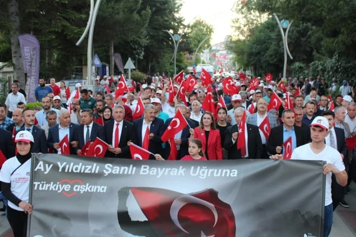 Bartın’da "15 Temmuz" yürüyüşü
