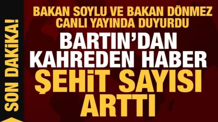 Bartın'da maden faciası: Vefat sayısı arttı! Kahreden haberi Bakan Soylu duyurdu