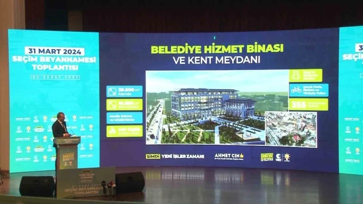 Başkan Ahmet Cin, Pendik için 5 yıllık projeleri tanıttı
