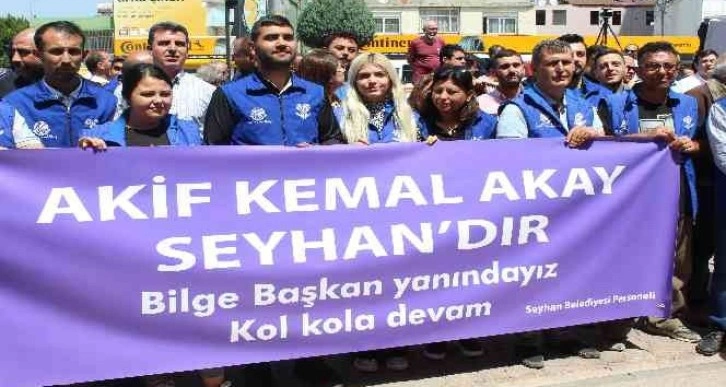 Başkan Akay’a saldırı protesto edildi