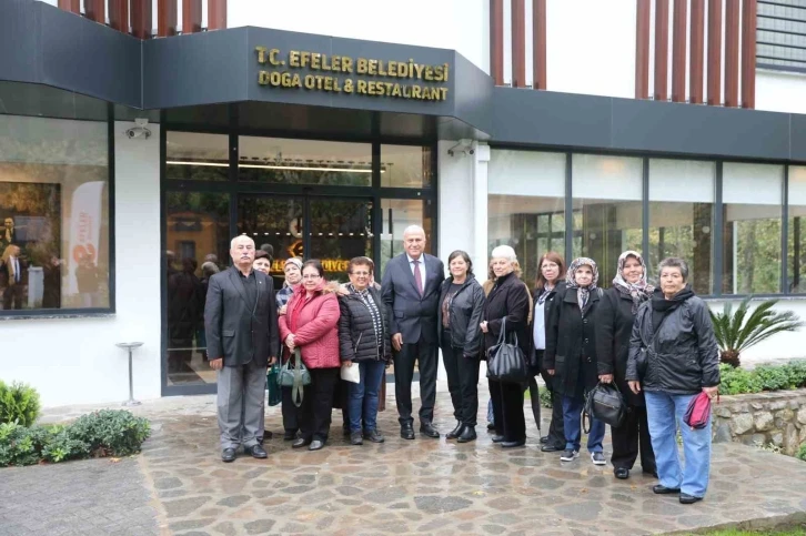 Başkan Atay, Doğa Otel’de özel konuklarıyla buluştu
