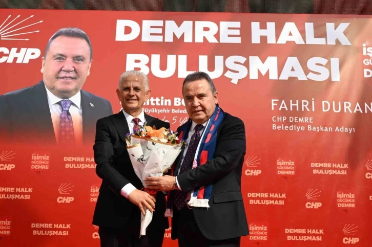 Başkan Böcek, Demre ve Kaş’ta seçim koordinasyon merkezi açılışı yaptı
