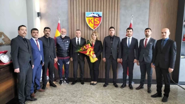 Başkan Çelik, final öncesi Kayserispor’u ziyaret etti
