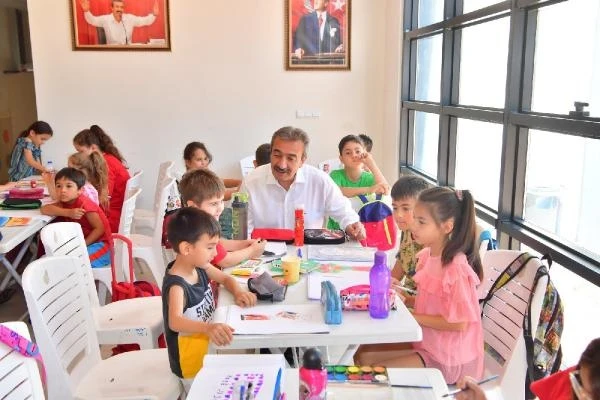 Başkan Çetin özel çocuklarla oyunlar oynadı