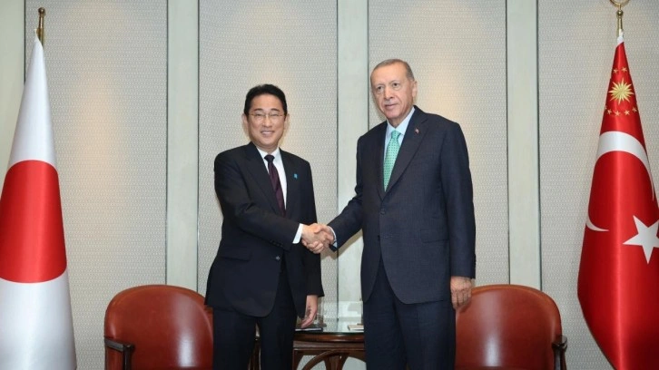 Başkan Erdoğan, Japonya Başbakanı Kişida Fumio'yu kabul etti