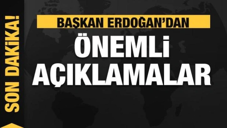 Başkan Erdoğan: Skandallarla önümüzü kesmeye çalışıyorlar