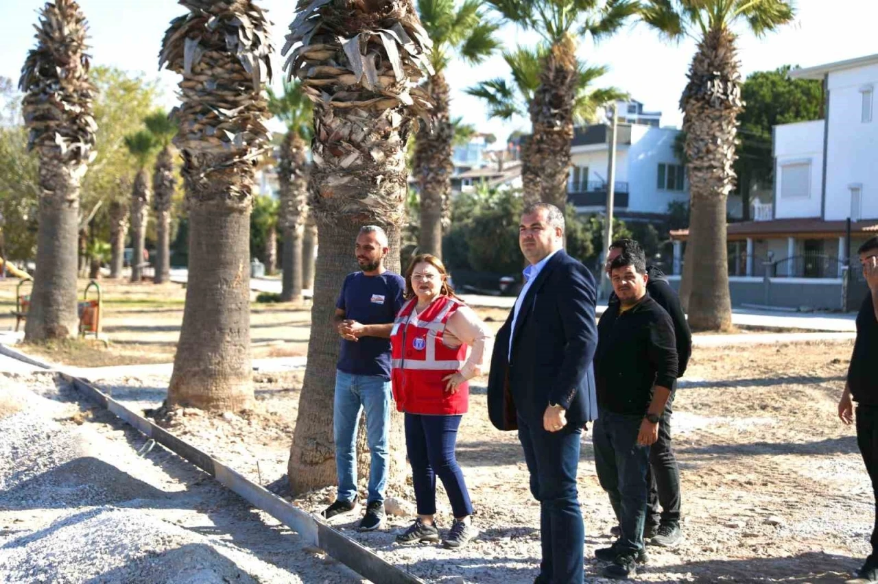 Başkan Gençay çalışmaları yerinde inceledi
