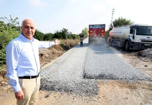 Başkan Gültak, soğuk asfalt serim çalışmalarını yerinde inceledi