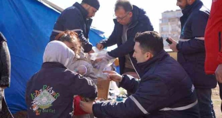 Başkan Hasan Avcı deprem bölgesinde