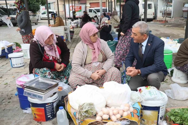 Başkan Kaplan üretici kadınlara köylü pazarı müjdesi verdi
