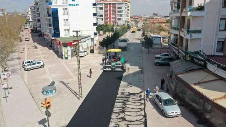 Başkan Kavuş yol yapım çalışmalarını yerinde inceledi
