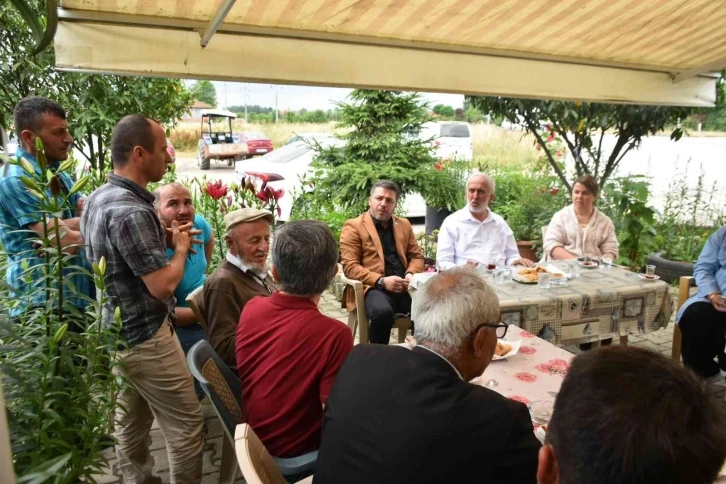 Başkan Keskin köyleri gezdi vatandaşları dinledi
