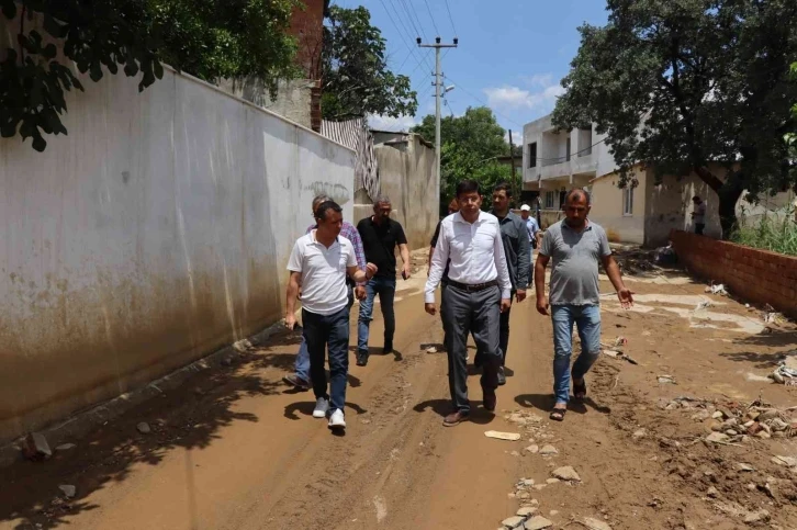 Başkan Özcan: "Kentin birçok noktasında maddi hasar meydana geldi"
