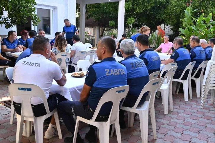 Başkan Topaloğlu:" Zabıtamız, vatandaşlarımız ile belediyemiz arasında bir köprüdür"
