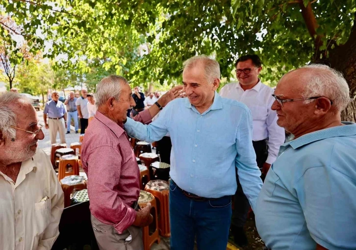 Başkan Zolan baba ocağında hemşehrileriyle kucaklaştı
