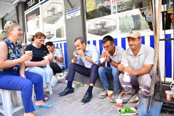 Başkandan asfalt denetimi 