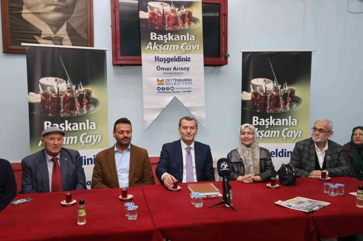 “Başkanla Akşam Çayı Programı”nın ilki Yeşiltepe Mahallesi’nde düzenlendi
