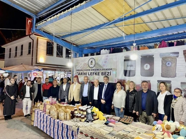 Başkanlar Osmaneli panayırını gezdi
