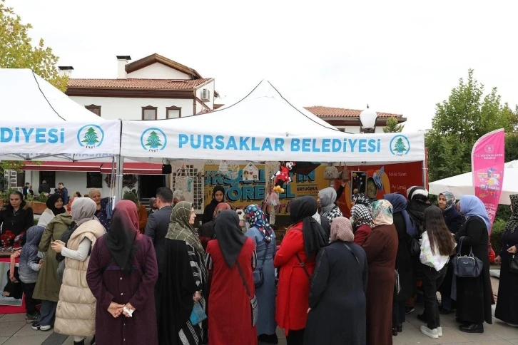 Başkent Kültür Yolu Festivali’nde Pursaklar Belediyesine yoğun ilgi
