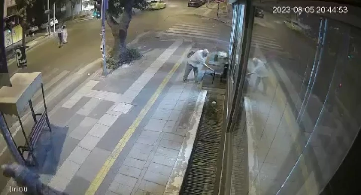 Başkent’te bir garip hırsızlık olayı: Dükkanın önündeki tabureyi çaldı
