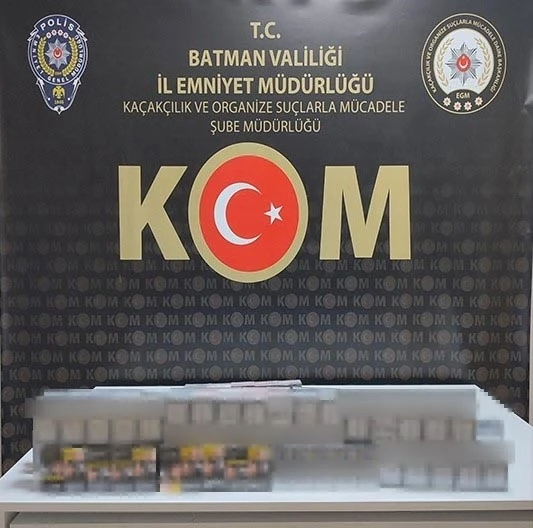 Batman’da kaçakçılık operasyonu: 9 gözaltı
