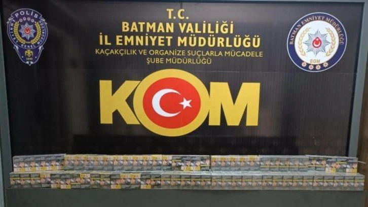 Batman'da Kaçakçılık Operasyonu