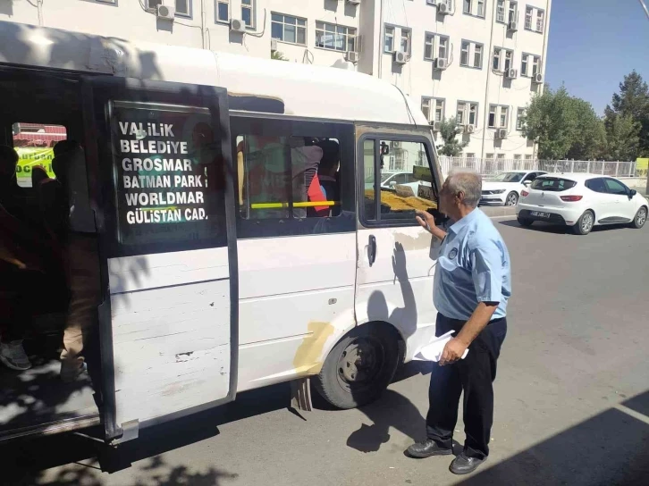 Batman’da minibüs şoförleri uyarıldı
