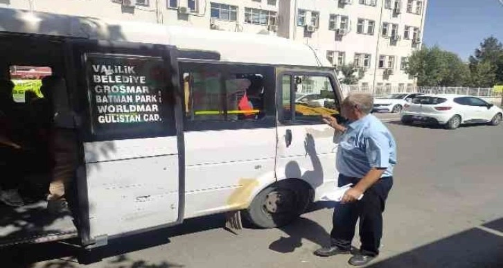 Batman’da minibüs şoförleri uyarıldı