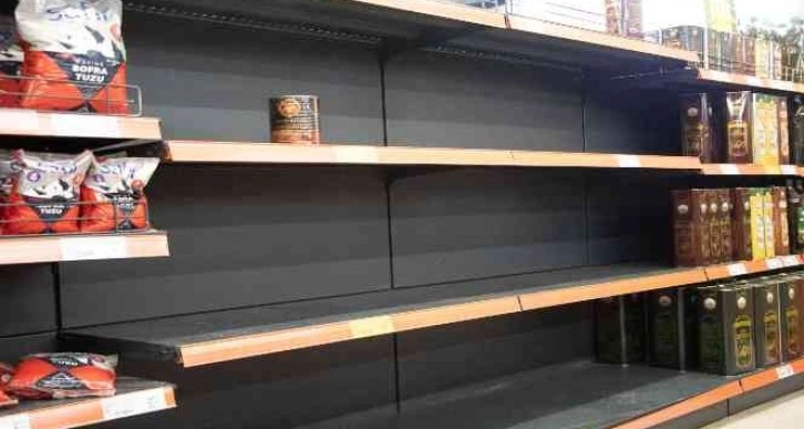 Batman’da Tarım Kredi marketinde raflar boşaldı