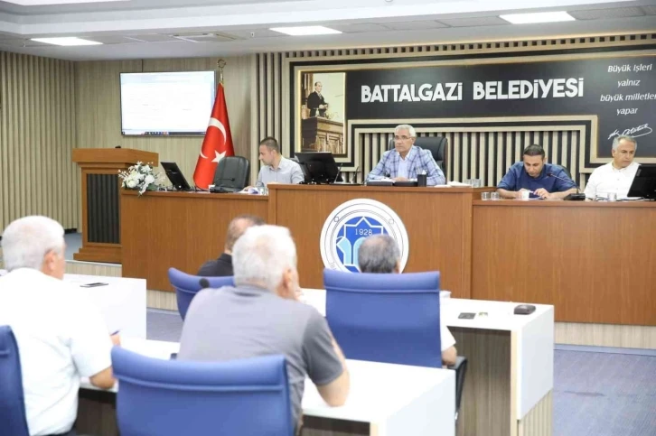 Battalgazi Belediyesi eylül ayı meclis toplantısı tamamlandı
