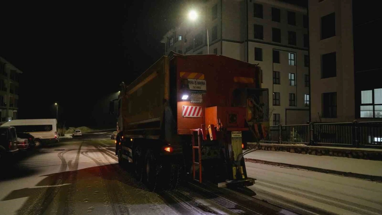 Battalgazi’de kar nöbeti
