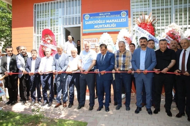 Battalgazi’de muhtar evi hizmete girdi
