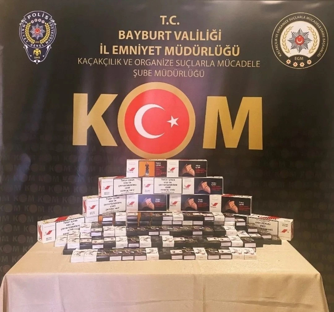 Bayburt polisinden kaçakçılığa geçit yok
