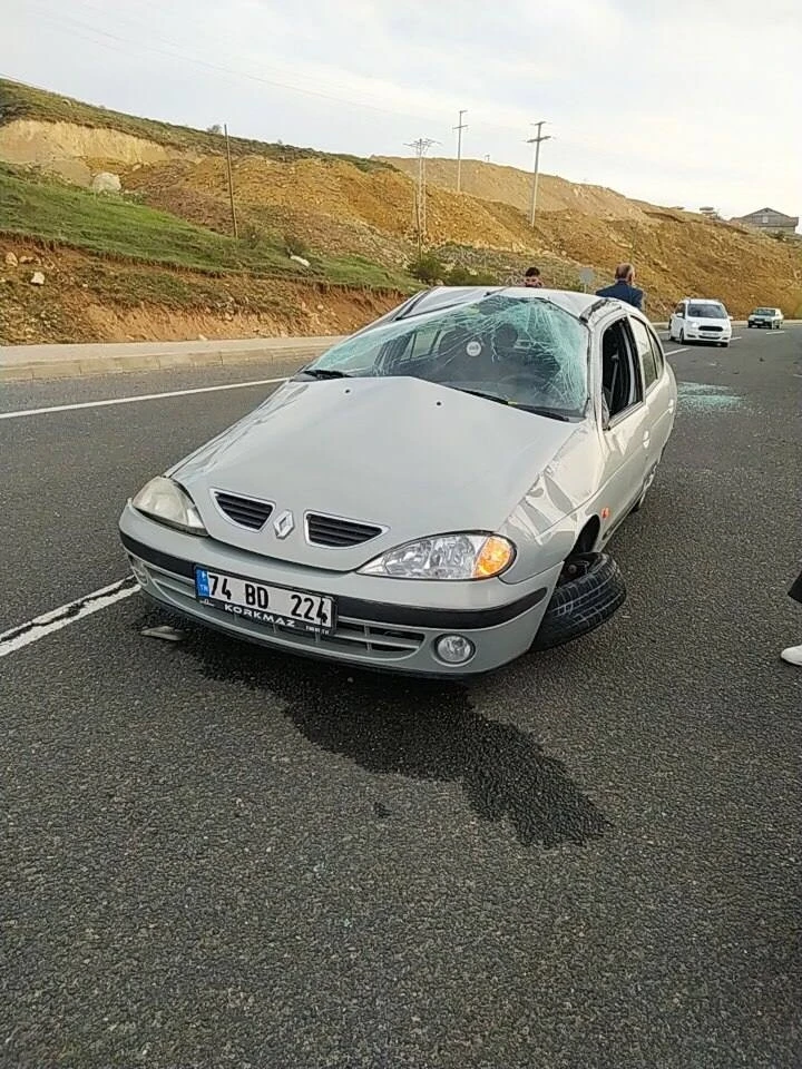 Bayburt’ta trafik kazası: 1 yaralı
