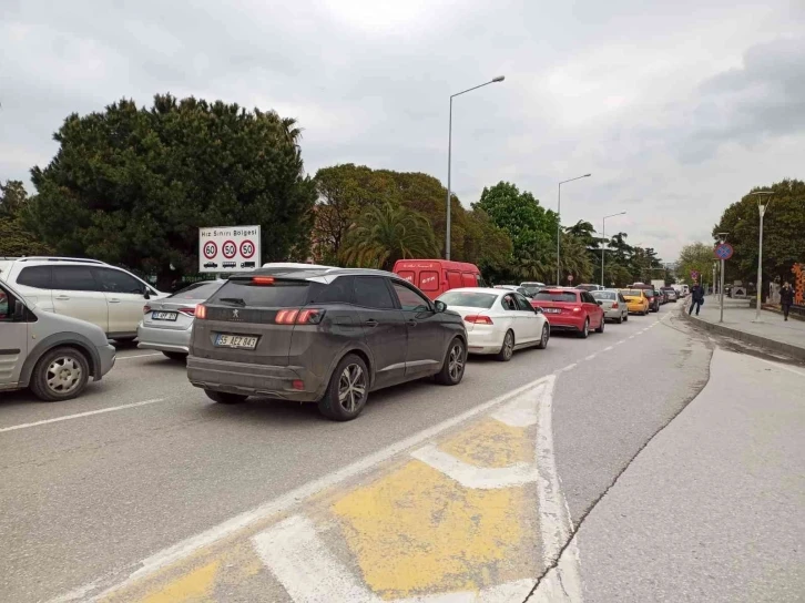 Bayram sonrası trafik yoğunluğu
