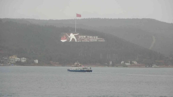 Bazı feribot seferlerine ’fırtına’ engeli
