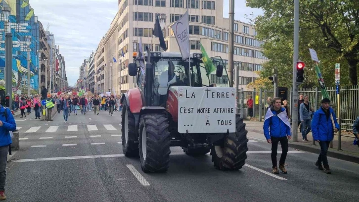 Belçika’da COP27 öncesi “iklim değişikliği” protestosu
