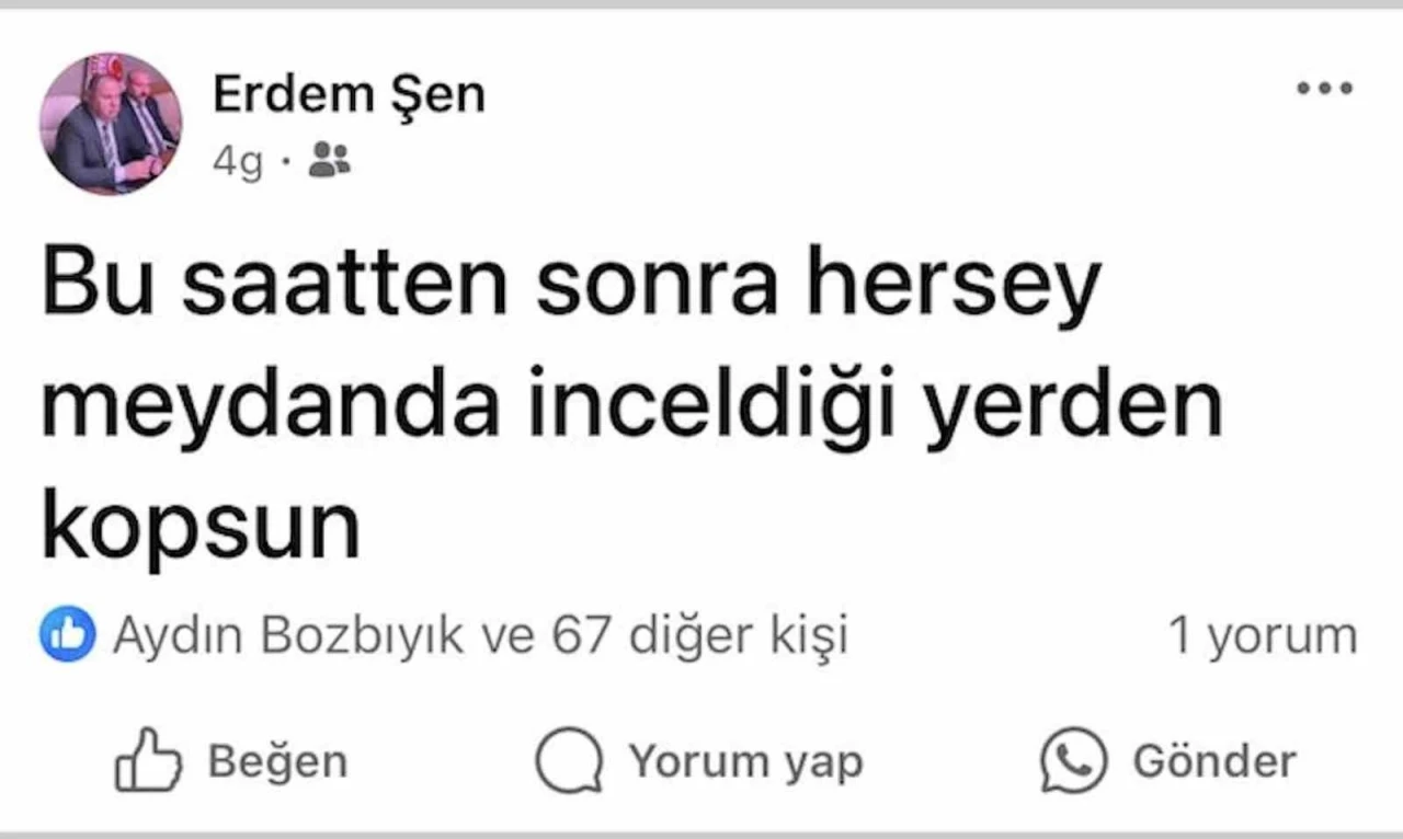 Belediye başkanı ve şoförünü öldüren katil zanlısından dikkat çeken paylaşım: &quot;İnceldiği yerden kopsun&quot;
