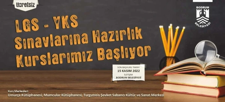 Belediyeden öğrencilere ücretsiz hazırlık kursları
