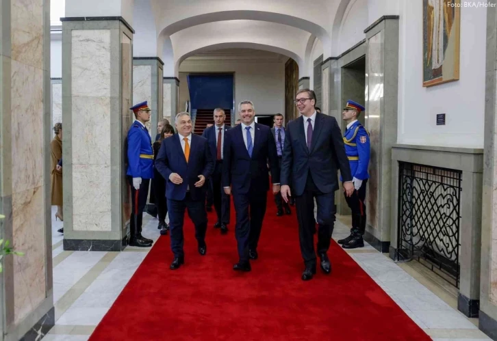 Belgrad’da Sırbistan-Avusturya-Macaristan’dan üçlü zirve
