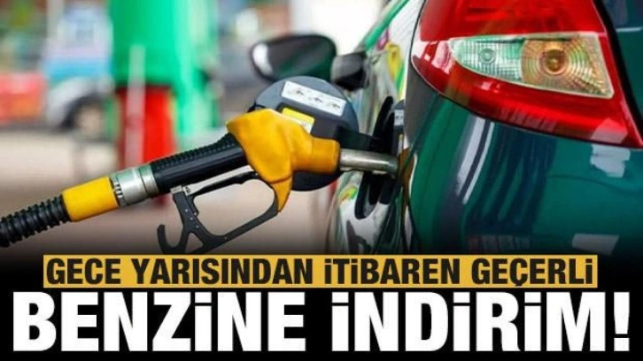 Benzine gece yarısı indirim!