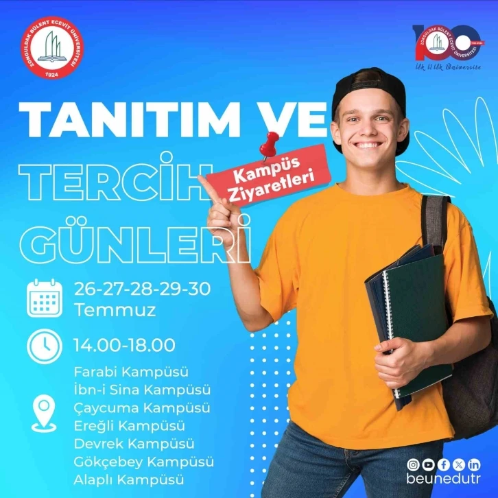 BEUN tanıtım ve tercih günleri başlıyor
