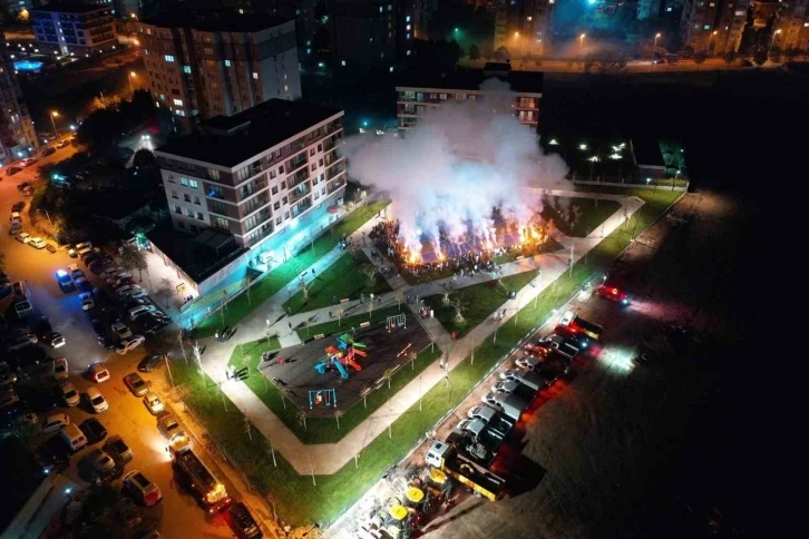 Beylikdüzü’nde 5 dönümlük park 47 saatte tamamlandı
