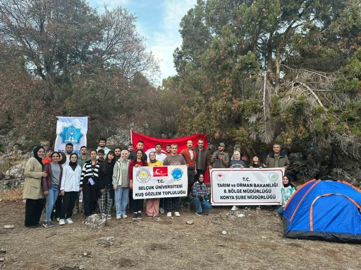 Beyşehir Gölü’ndeki adada kuş gözlem etkinliği
