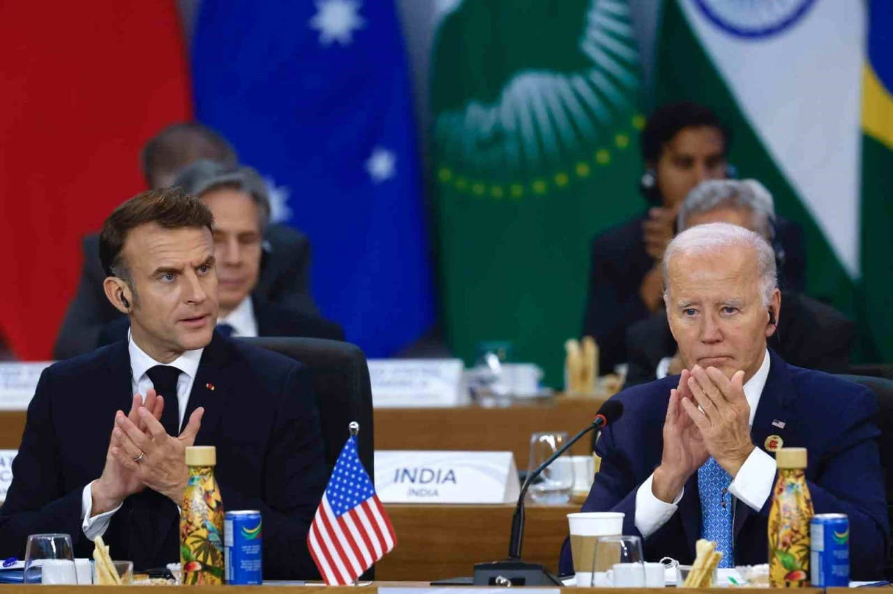 Biden ile Macron arasında &quot;Ukrayna ve Orta Doğu&quot; gündemi
